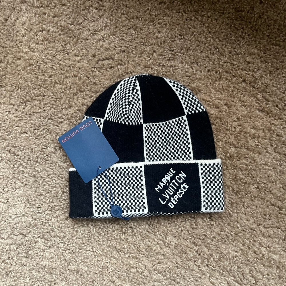 Louis Vuitton Monochrome Knit Beanie